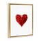 Stupell Industries Cluster of Hearts Shape Floating Frame, design by Christine Simpson Art